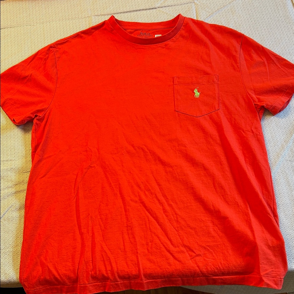 Polo by Ralph Lauren Men's Vibrant Red Tee - NWOT
